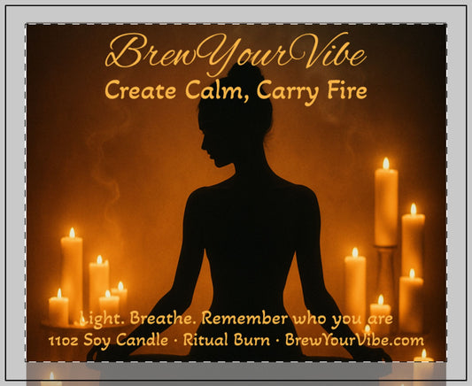 Create Calm, Carry Fire™ Ritual Candle