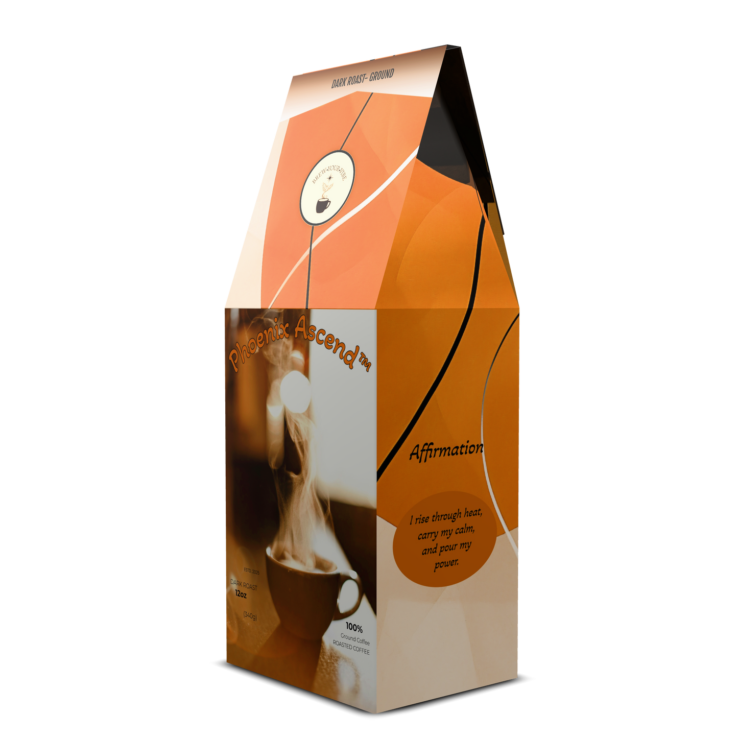 PHOENIX ASCEND™ — Dark Roast Coffee (Ground)- Tasting Notes: Rich Bakers Chocolate • Caramelized Sugar - Origins: Brazil • Mexico • Guatemala