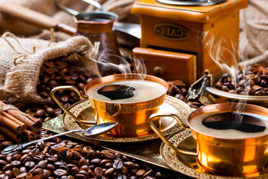 DAWN FLOW™ House Blend- Medium Roast Coffee (Ground) - Tasting notes: Toffee • Dark Chocolate • Citrus - Origins • Brazil • Colombia • Guatemala • Ethiopia