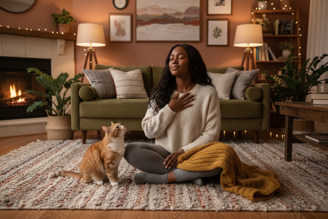 Blog #7 — Paws & Peace: 5 Mini Rituals to Borrow Your Pet’s Calm