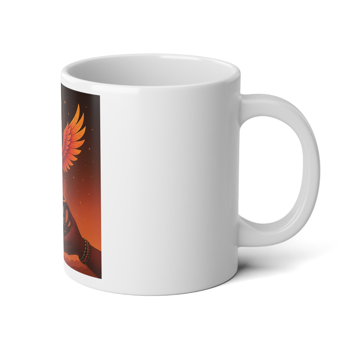 Phoenix Brew 20oz Retro Mug — "Brew Your Vibe" Jumbo Coffee Cup