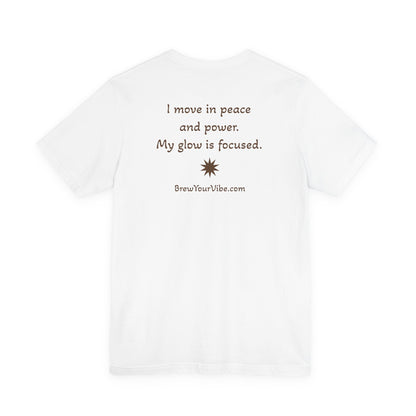 Mantra Tee — "Create Calm, Carry Fire" Lightweight Cotton T‑Shirt