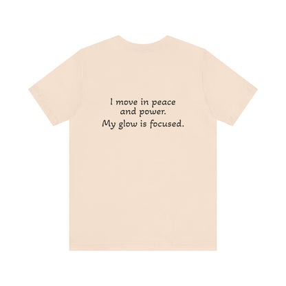 Mantra Tee — "Create Calm, Carry Fire" Lightweight Cotton T‑Shirt