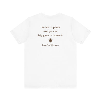 Mantra Tee — "Create Calm, Carry Fire" Lightweight Cotton T‑Shirt