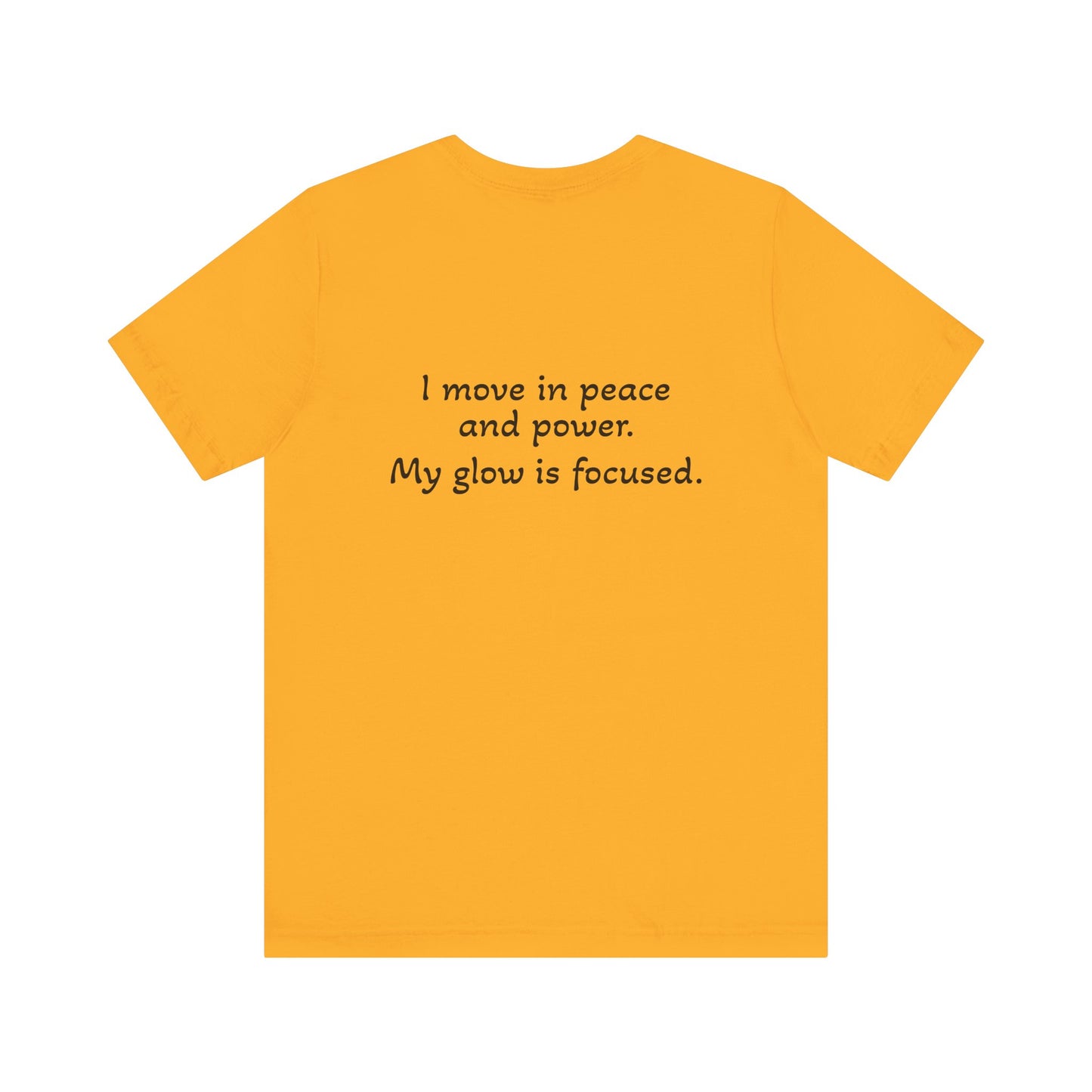 Mantra Tee — "Create Calm, Carry Fire" Lightweight Cotton T‑Shirt