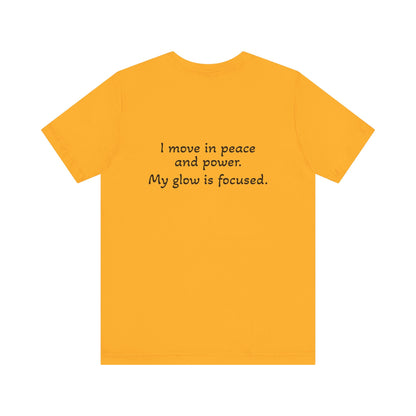 Mantra Tee — "Create Calm, Carry Fire" Lightweight Cotton T‑Shirt