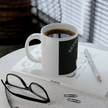 Brew Your Vibe 20oz  Logo Jumbo Mug — Inspirational Coffee Cup with Phoenix & Star