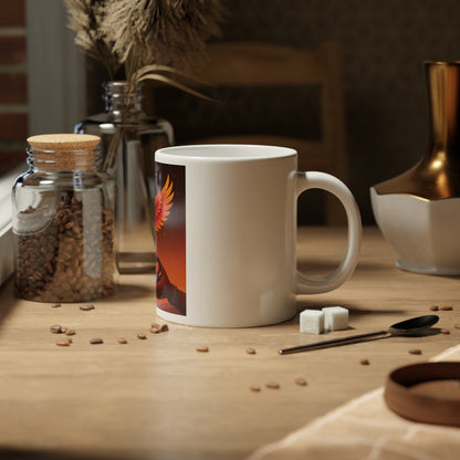 Phoenix Brew 20oz Retro Mug — "Brew Your Vibe" Jumbo Coffee Cup