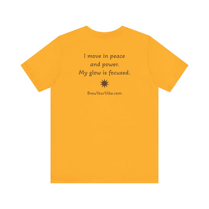 Mantra Tee — "Create Calm, Carry Fire" Lightweight Cotton T‑Shirt