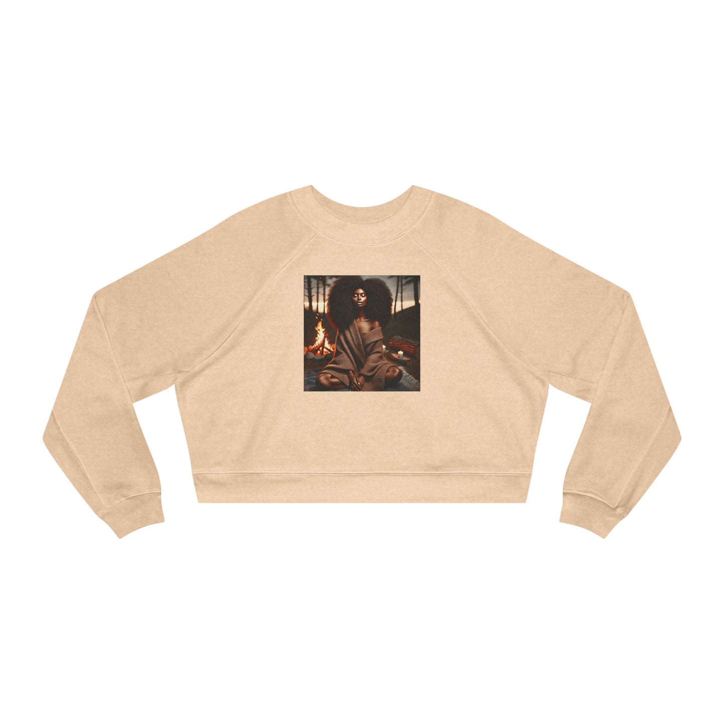 Soft Glow, Quiet Power™ Cropped Luxe Gallery - Sweatshirt