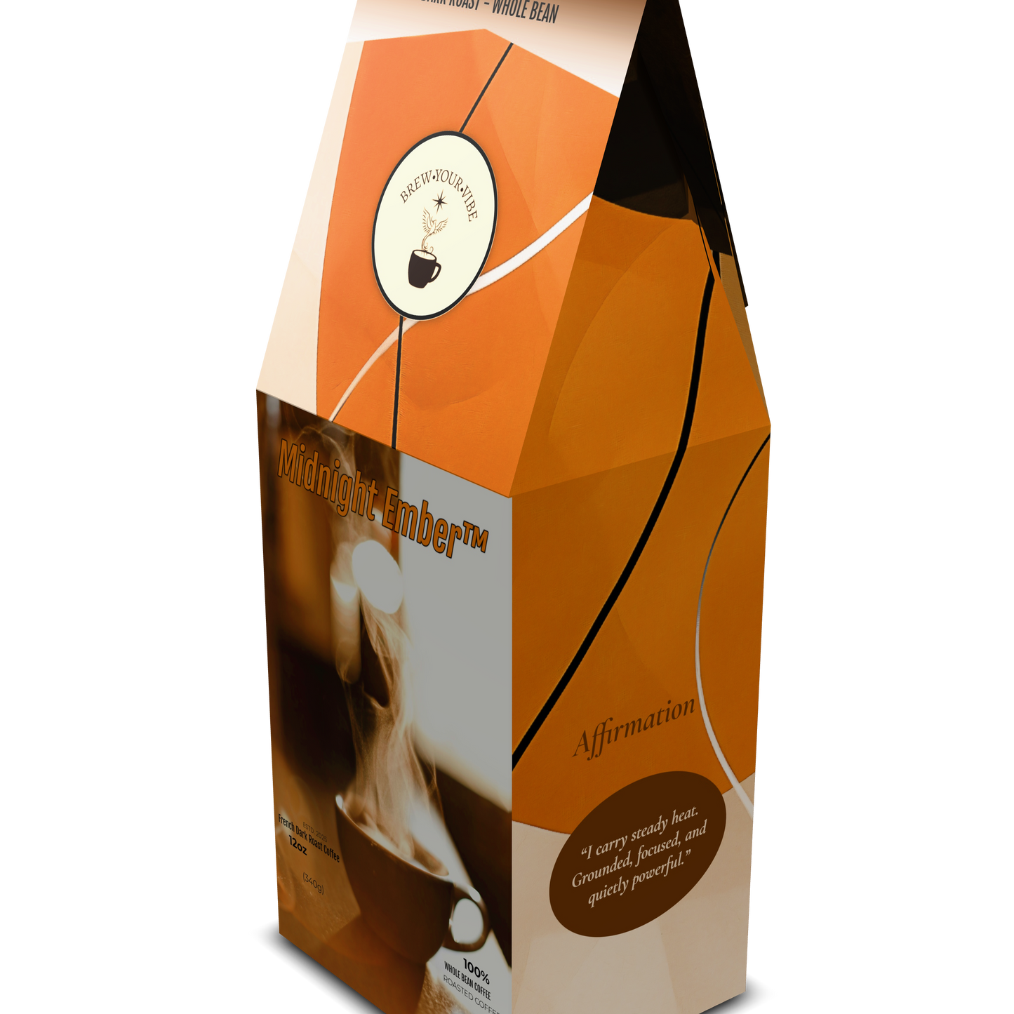 Midnight Ember™ —  Dark French Roast Coffee (Whole Bean)  Tasting Notes: Baker’s Chocolate  • Caramelized sugar • Toasted Oak - Origin: Brazil