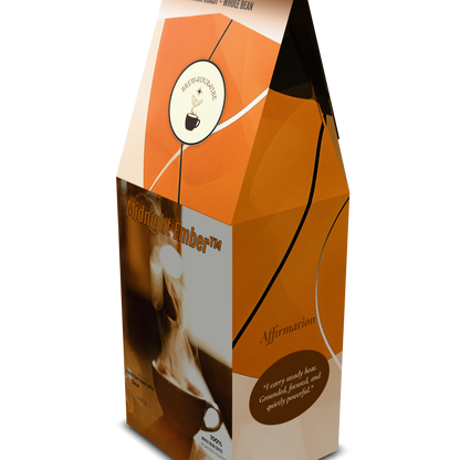 Midnight Ember™ —  Dark French Roast Coffee (Whole Bean)  Tasting Notes: Baker’s Chocolate  • Caramelized sugar • Toasted Oak - Origin: Brazil