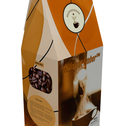 Midnight Ember™ —  Dark French Roast Coffee (Whole Bean)  Tasting Notes: Baker’s Chocolate  • Caramelized sugar • Toasted Oak - Origin: Brazil