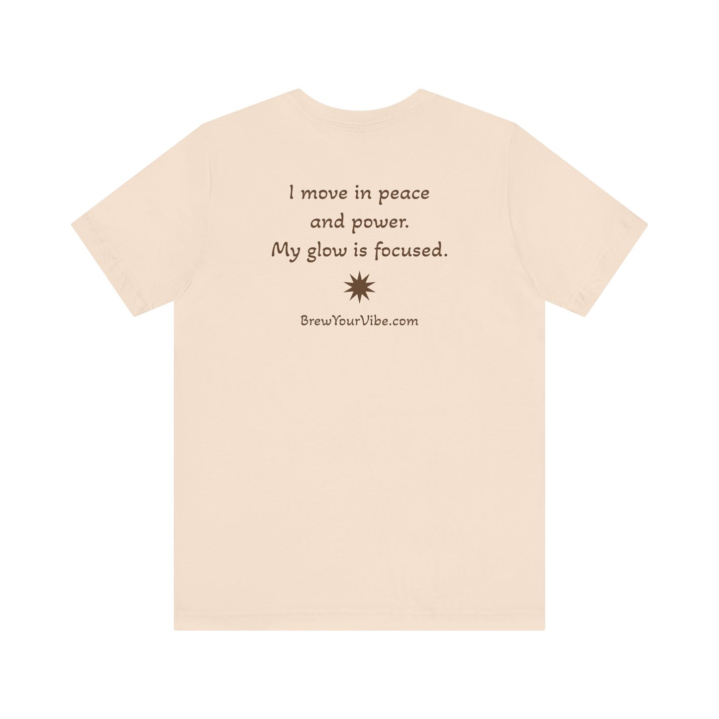 Mantra Tee — "Create Calm, Carry Fire" Lightweight Cotton T‑Shirt