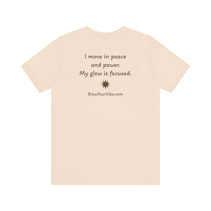 Mantra Tee — "Create Calm, Carry Fire" Lightweight Cotton T‑Shirt