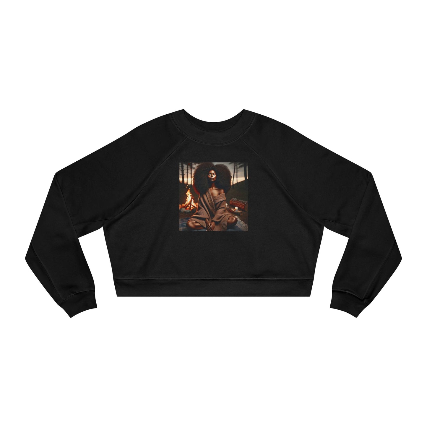 Soft Glow, Quiet Power™ Cropped Luxe Gallery - Sweatshirt