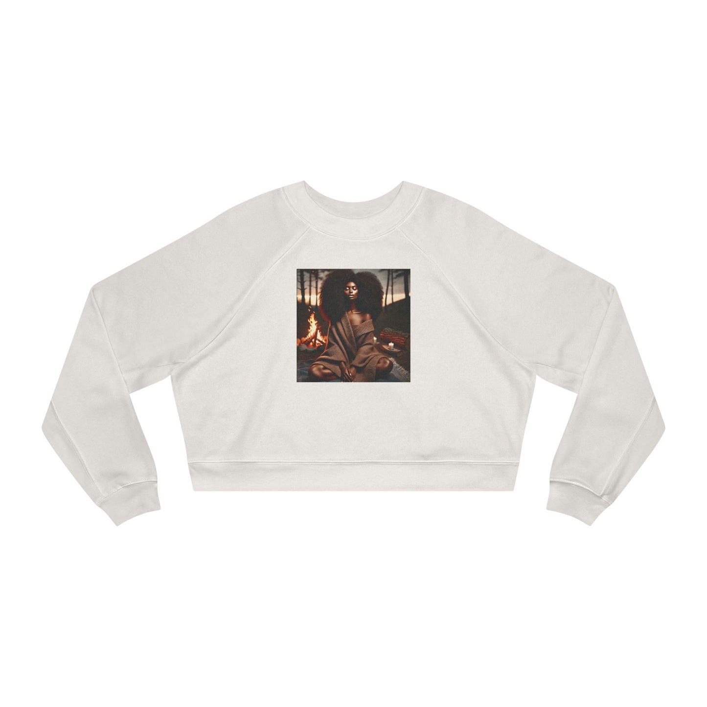 Soft Glow, Quiet Power™ Cropped Luxe Gallery - Sweatshirt