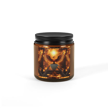 Amber Phoenix Rising Soy Candle | Transformation Ritual for Women Who Rise