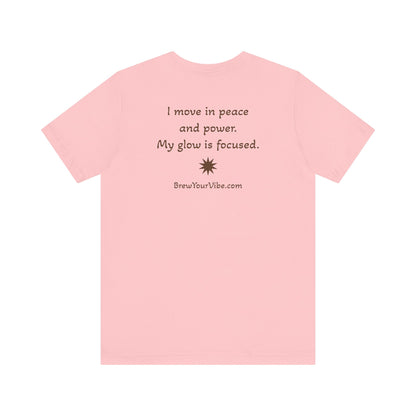 Mantra Tee — "Create Calm, Carry Fire" Lightweight Cotton T‑Shirt