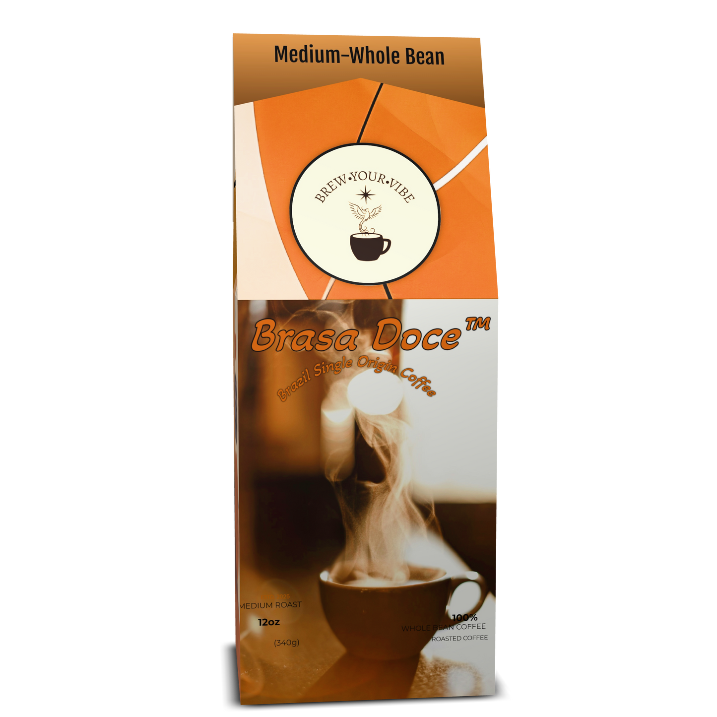 BRASA DOCE™ - Medium Roast Coffee (Whole Bean) - Tasting Notes: Roasted Peanut • Honey • Milk Chocolate -   Single Origin: Brazil