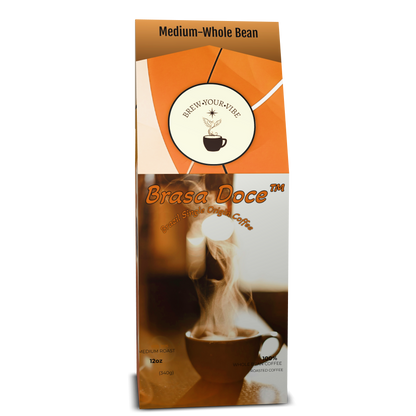 BRASA DOCE™ - Medium Roast Coffee (Whole Bean) - Tasting Notes: Roasted Peanut • Honey • Milk Chocolate -   Single Origin: Brazil