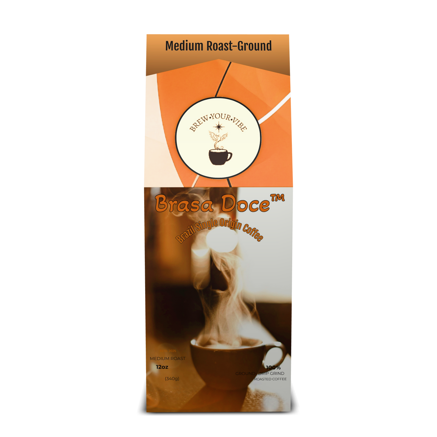 BRASA DOCE™ — Medium Roast Coffee (Ground) - Tasting Notes: Roasted Peanut • Honey • Milk Chocolate -   Single Origin: Brazil