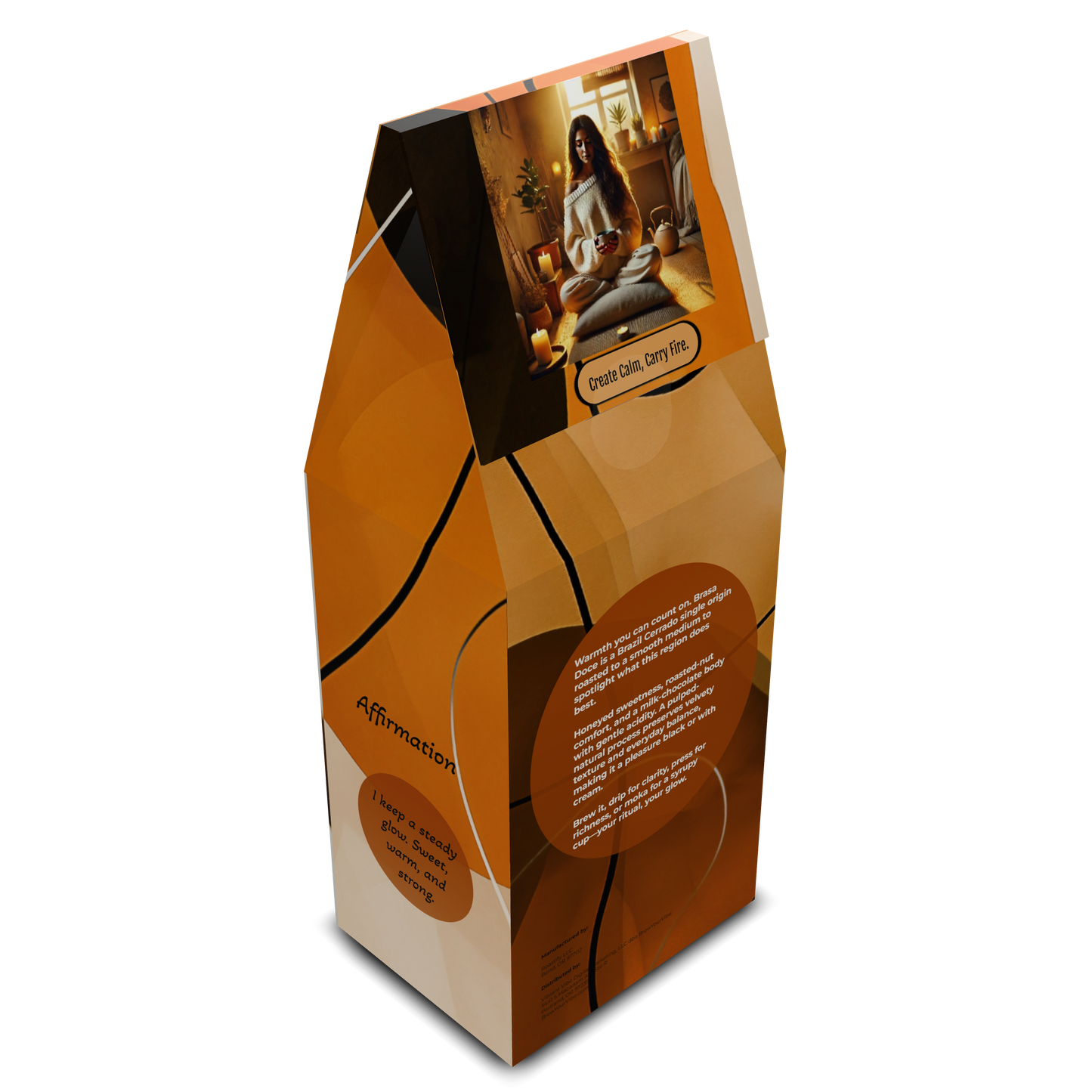 BRASA DOCE™ — Medium Roast Coffee (Ground) - Tasting Notes: Roasted Peanut • Honey • Milk Chocolate -   Single Origin: Brazil