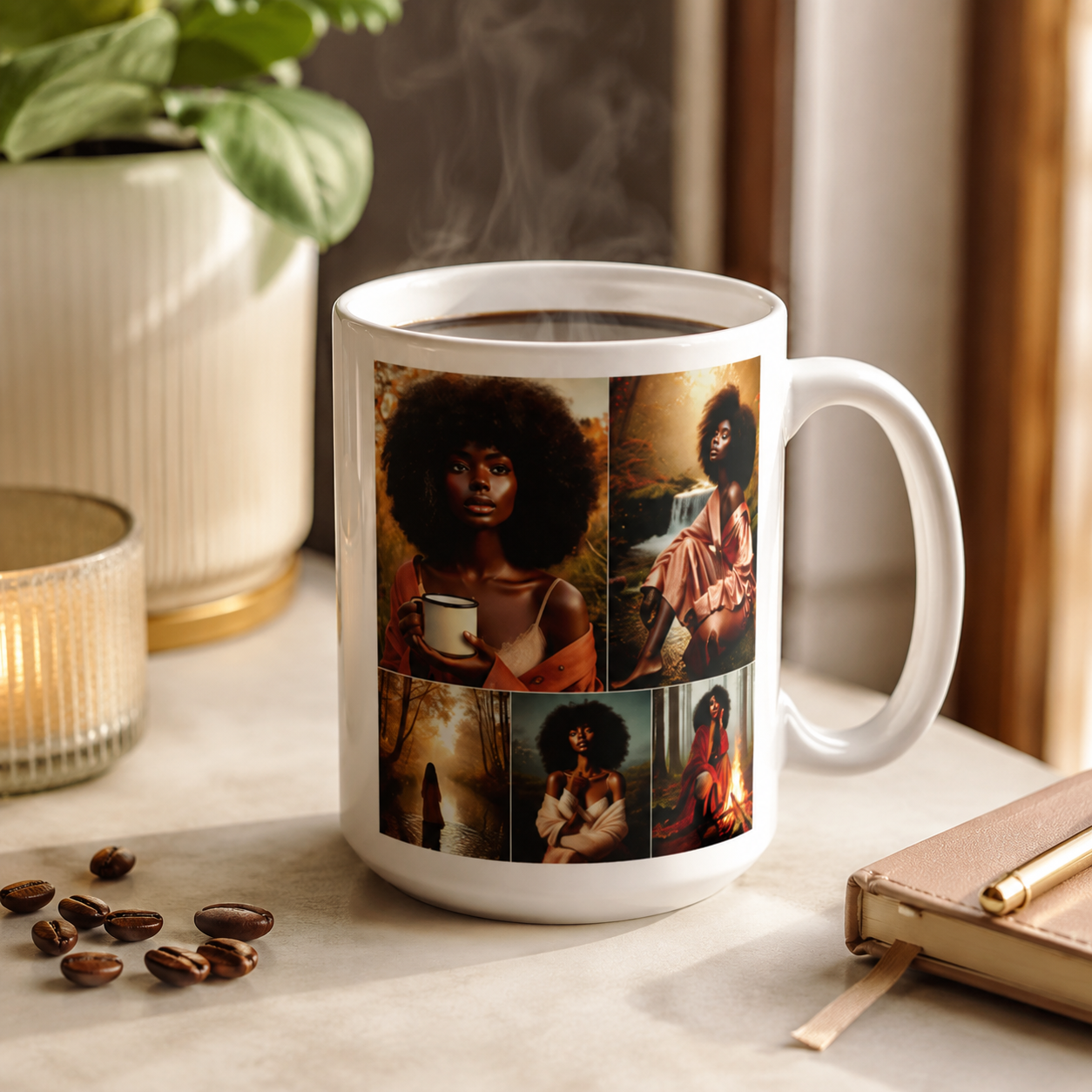 The Create Calm. Carry Fire. Ritual Mug | Golden Hour Collection