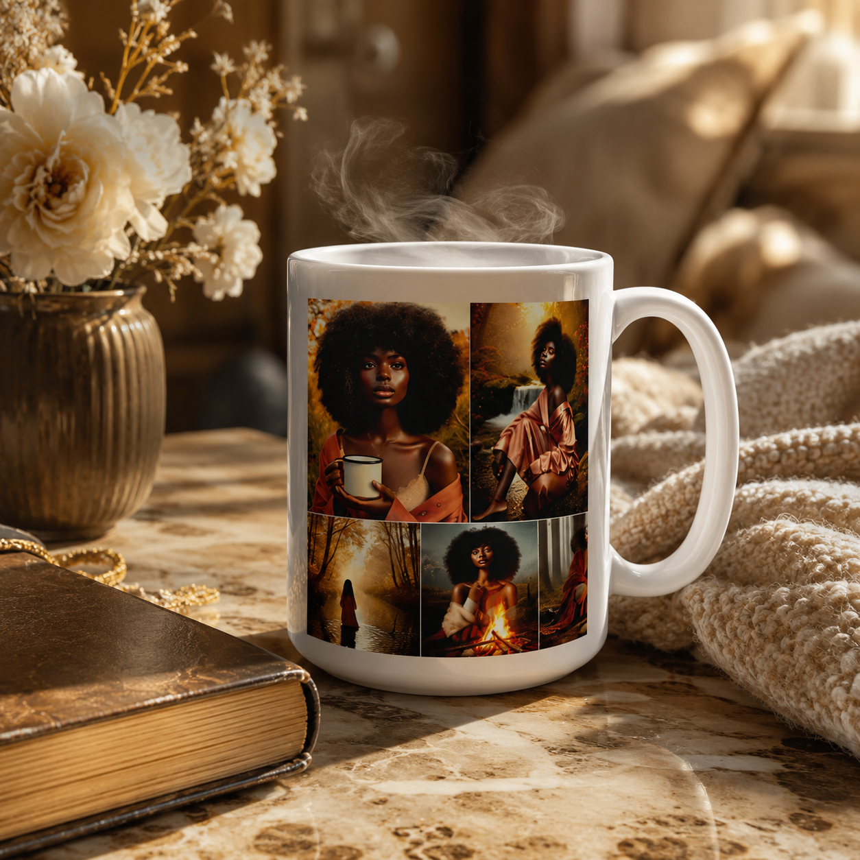 The Create Calm. Carry Fire. Ritual Mug | Golden Hour Collection