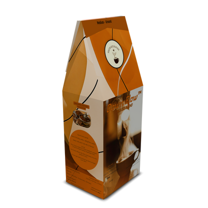 DAWN FLOW™ House Blend- Medium Roast Coffee (Ground) - Tasting notes: Toffee • Dark Chocolate • Citrus - Origins • Brazil • Colombia • Guatemala • Ethiopia