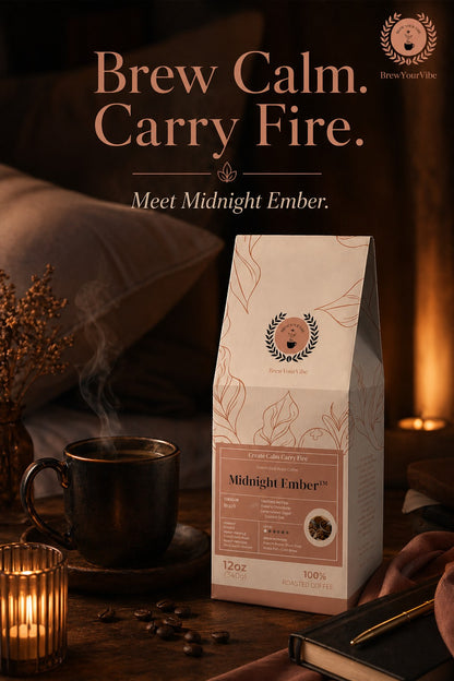 Midnight Ember™ — Dark French Roast Coffee (Ground) Tasting Notes: Baker’s Chocolate  • Caramelized sugar • Toasted Oak - Origin: Brazil