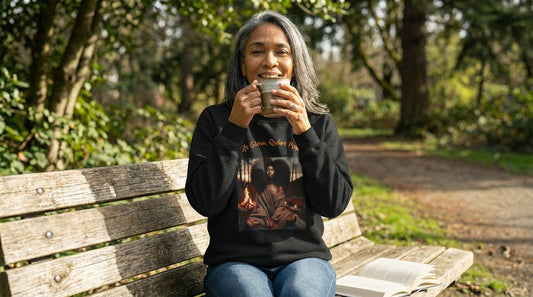 Luxe Meditation Vibes Sweatshirt — "Soft Glow, Quiet Power"