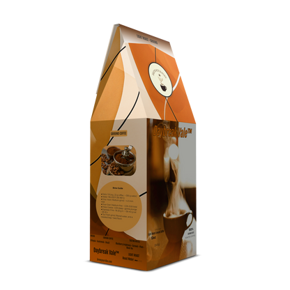 Daybreak Vale™- Light Roast Coffee (Ground) -Tasting Notes: Blackberry • Caramel • Plum • Black Tea - Origins: Ethiopia · Guatemala · Brazil