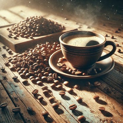 DAWN FLOW™ House Blend- Medium Roast Coffee (Ground) - Tasting notes: Toffee • Dark Chocolate • Citrus - Origins • Brazil • Colombia • Guatemala • Ethiopia