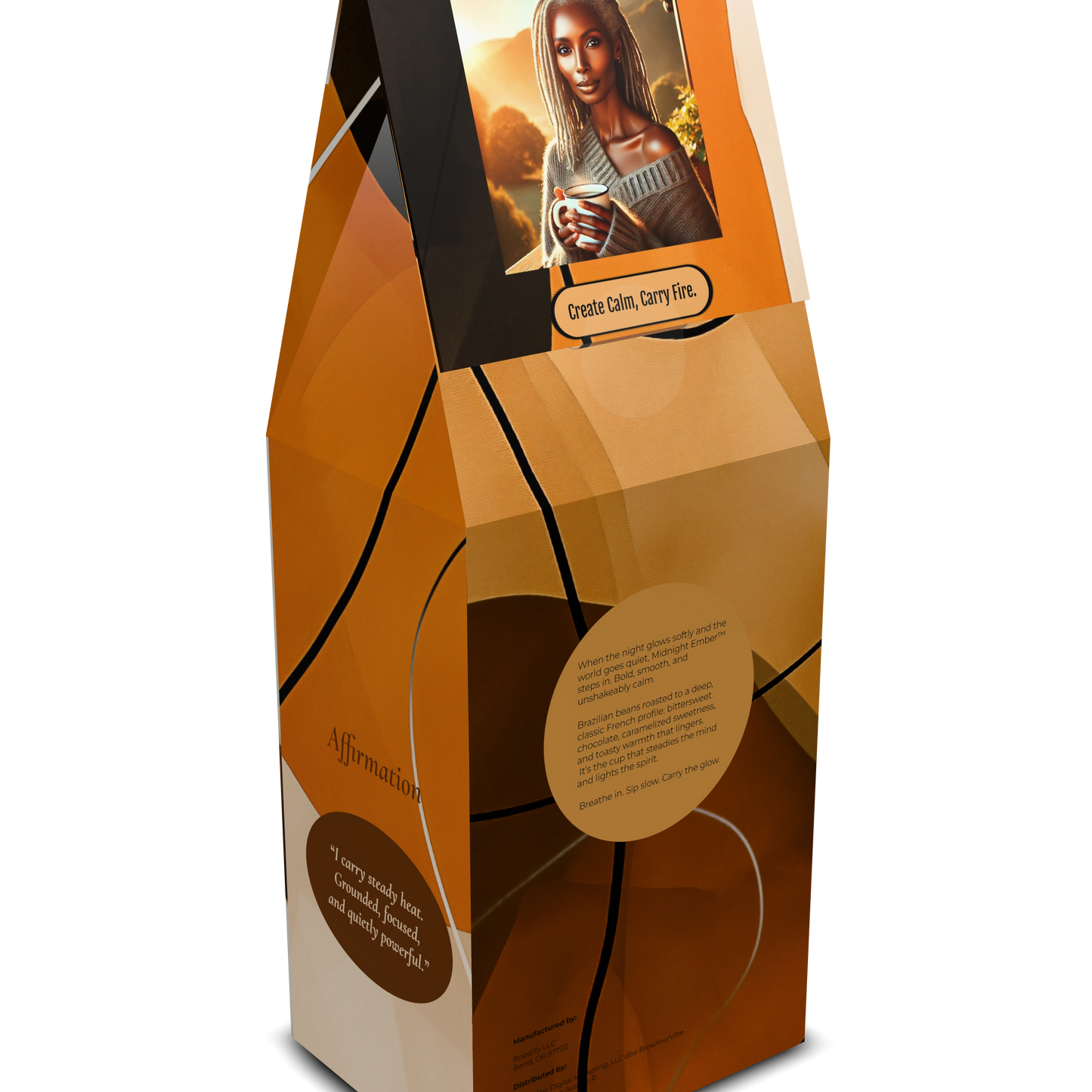 Midnight Ember™ — Dark French Roast Coffee (Ground) Tasting Notes: Baker’s Chocolate  • Caramelized sugar • Toasted Oak - Origin: Brazil