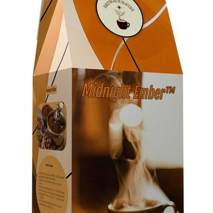 Midnight Ember™ — Dark French Roast Coffee (Ground) Tasting Notes: Baker’s Chocolate  • Caramelized sugar • Toasted Oak - Origin: Brazil