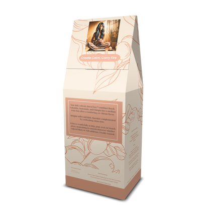 DAWN FLOW™ House Blend - Medium Roast Coffee (Whole Bean) -Tasting Notes: Toffee • Dark Chocolate • Citrus - Origins • Brazil • Colombia • Guatemala • Ethiopia